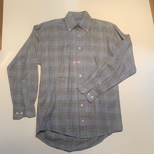 Men’s Burberry Classic Burberry Plaid Button Down Shirt size small